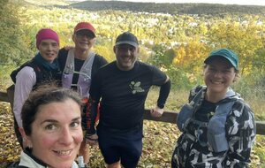 Sortie dominicale ce matin au départ de l'Arche d'Aigrefoin...