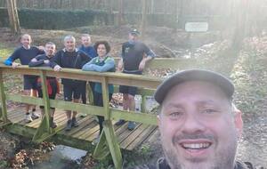 Sortie ce matin sur les sentiers autour de Chevreuse...