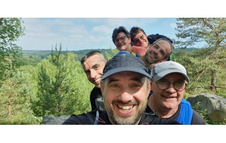 Sortie du côté des Vaux de Cernay pour le groupe, ce dimanche matin!