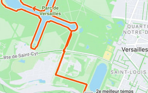 Sortie dominicale dans le parc du château de Versailles...