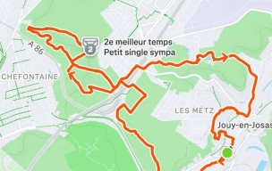 Sortie ce matin sur les sentiers entre Jouy-en-Josas et Viroflay...