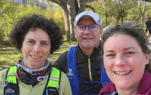 Sortie reco ce matin d'une partie du 20 km de la Méran’Trail...