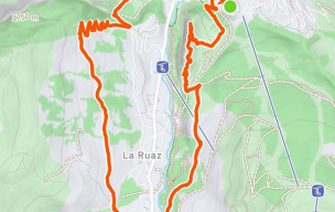Première journée pour notre stage Trail à Valloire (73)...