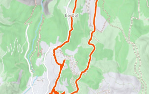 Deuxième journée pour notre stage Trail à Valloire (73)...