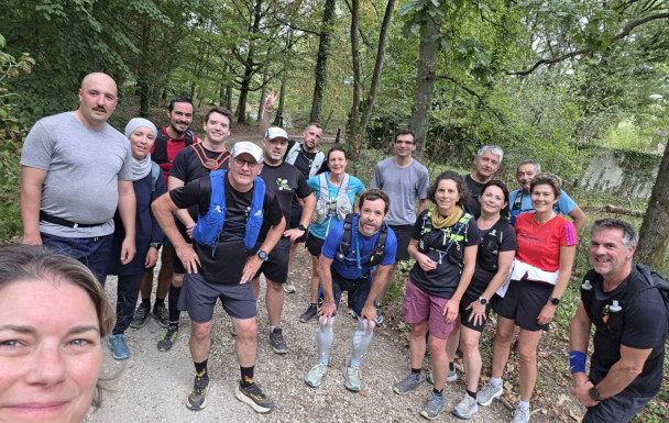 Mélange de trail et de détente aujourd'hui pour nos GGTISTES...